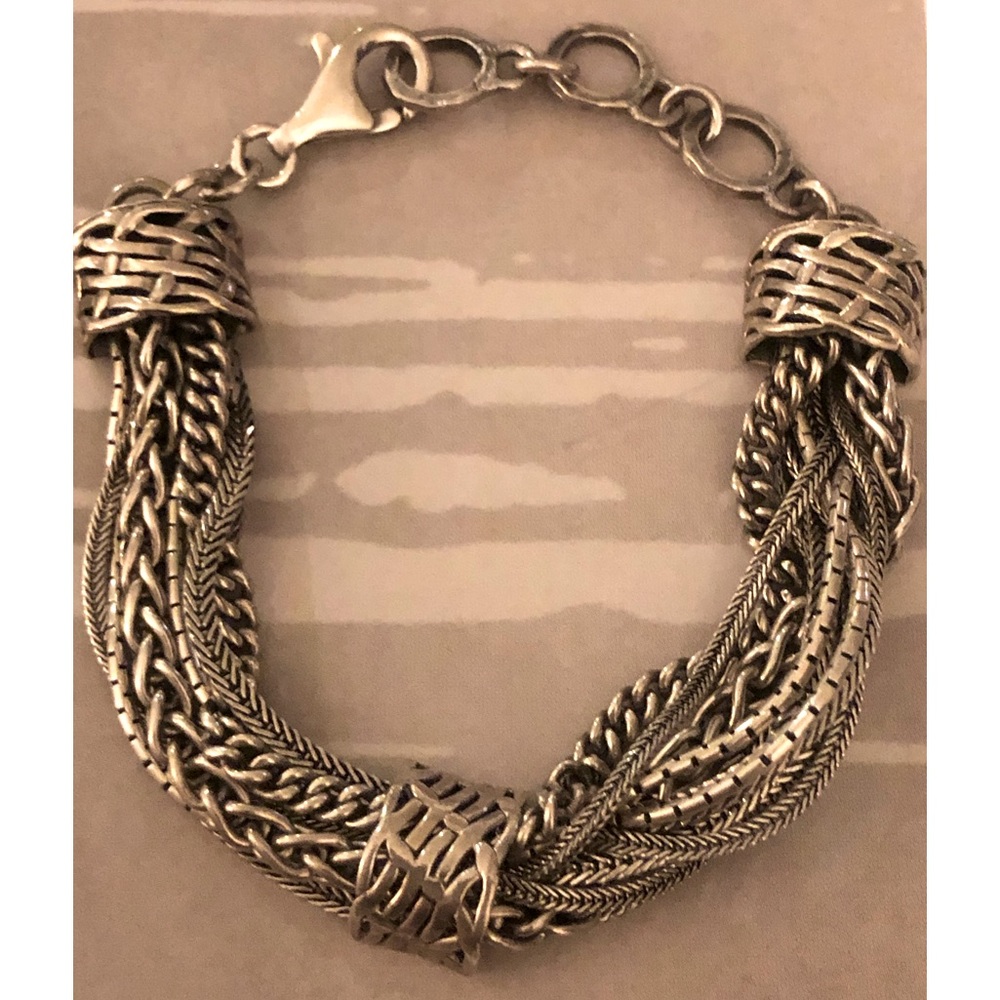 Silpada Sterling Silver Multi-Strand Bracelet - Picture 2 of 8